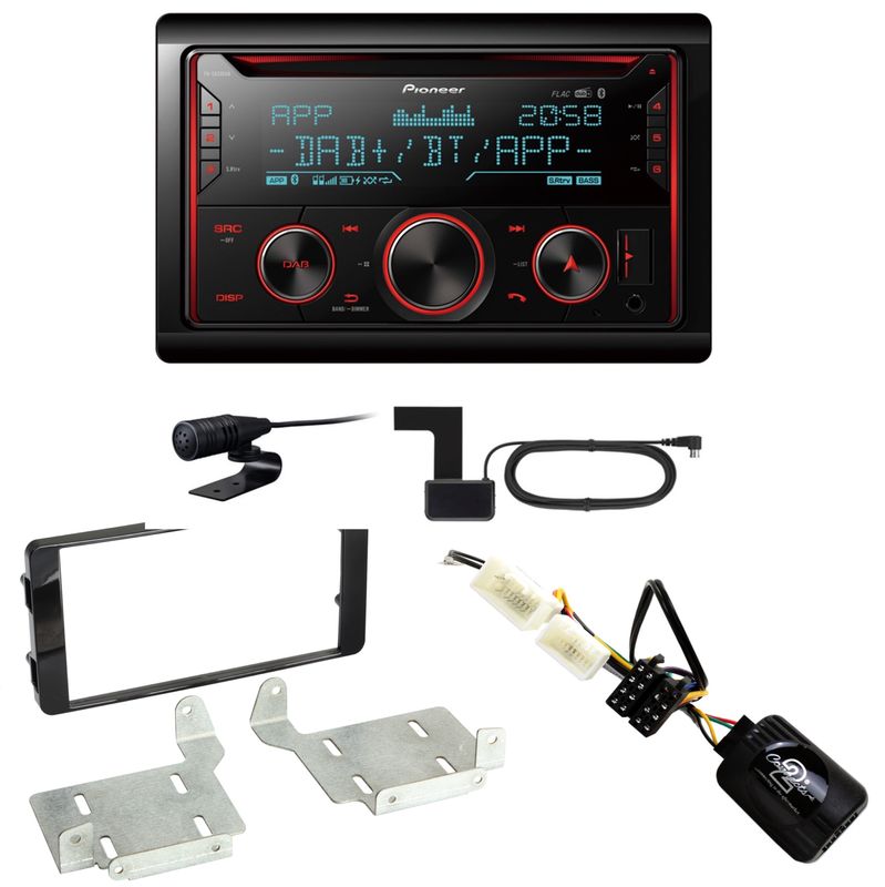 Pioneer FH-S820DAB USB Digitalradio MP3 Einbauset für Mitsubishi ASX ab 2015 Pioneer FH-S820DAB USB Digitalradio MP3 Einbauset für Mitsubishi ASX ab 2015