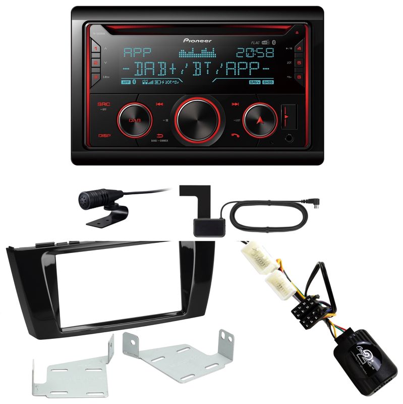 Pioneer FH-S820DAB USB Digitalradio MP3 Einbauset für Mitsubishi Space Star Pioneer FH-S820DAB USB Digitalradio MP3 Einbauset für Mitsubishi Space Star