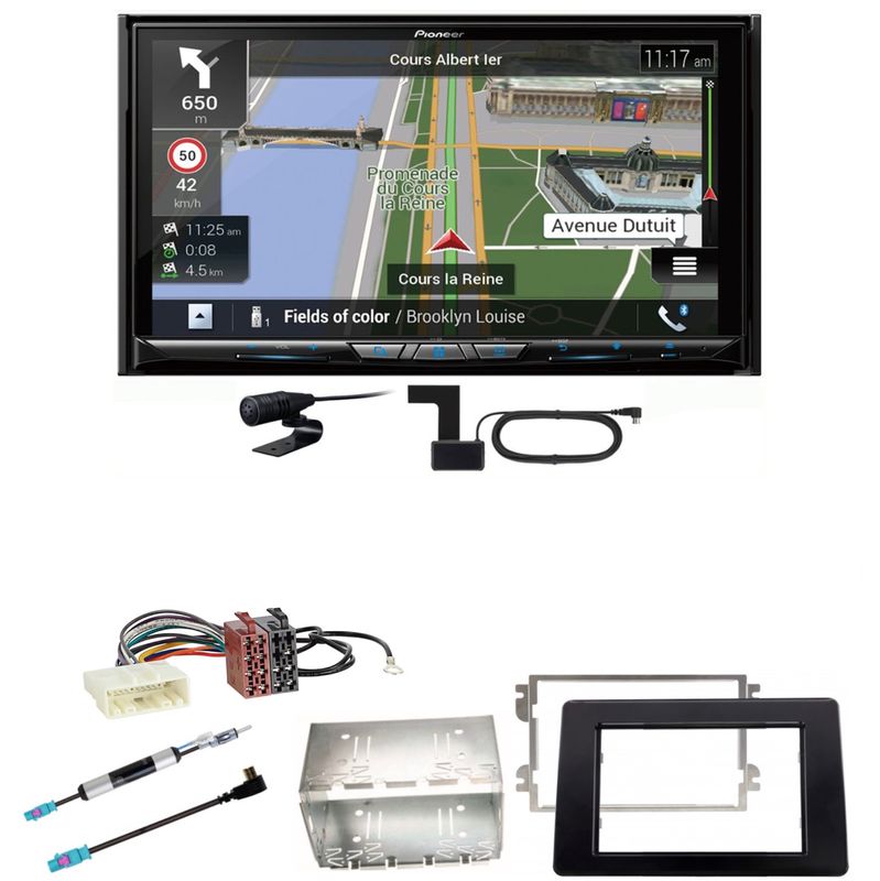 Pioneer AVIC-Z930DAB USB Bluetooth DAB+ CD MP3 Einbauset für Opel Movano ab 2019 Pioneer AVIC-Z930DAB USB Bluetooth DAB+ CD MP3 Einbauset für Opel Movano ab 2019