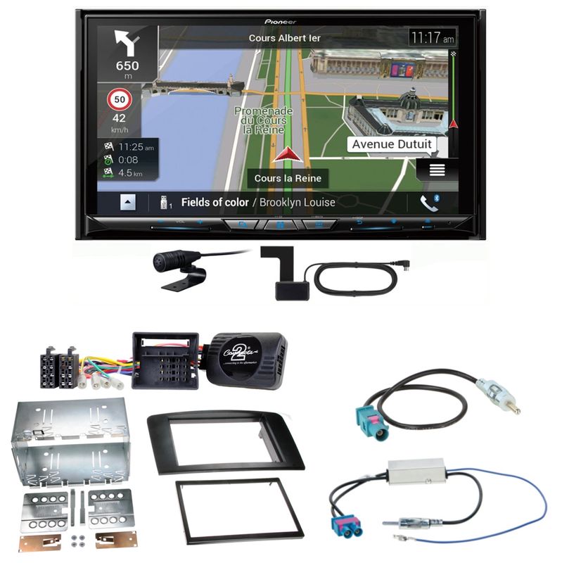 Pioneer AVIC-Z930DAB USB DAB+ MP3 Navigation CD Einbauset für Mercedes ML W164 Pioneer AVIC-Z930DAB USB DAB+ MP3 Navigation CD Einbauset für Mercedes ML W164