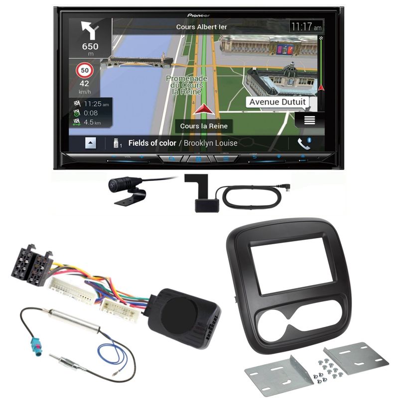 Pioneer AVIC-Z930DAB USB DAB+ MP3 Navigation CD Einbauset für Opel Vivaro B Pioneer AVIC-Z930DAB USB DAB+ MP3 Navigation CD Einbauset für Opel Vivaro B