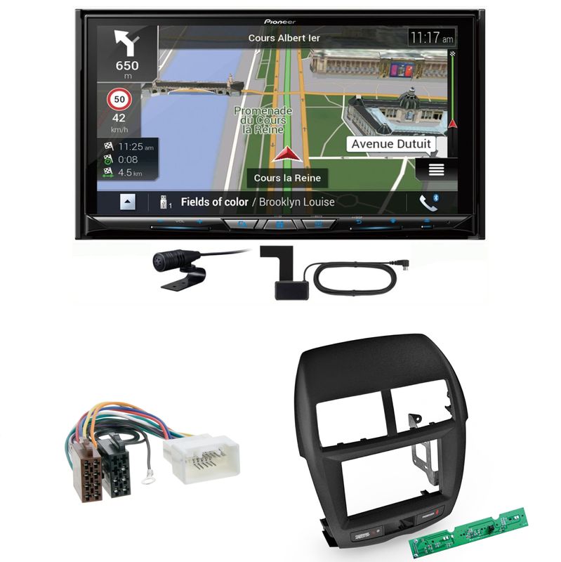 Pioneer AVIC-Z930DAB USB Navigation MP3 Einbauset für Mitsubishi ASX bis 2014 Pioneer AVIC-Z930DAB USB Navigation MP3 Einbauset für Mitsubishi ASX bis 2014