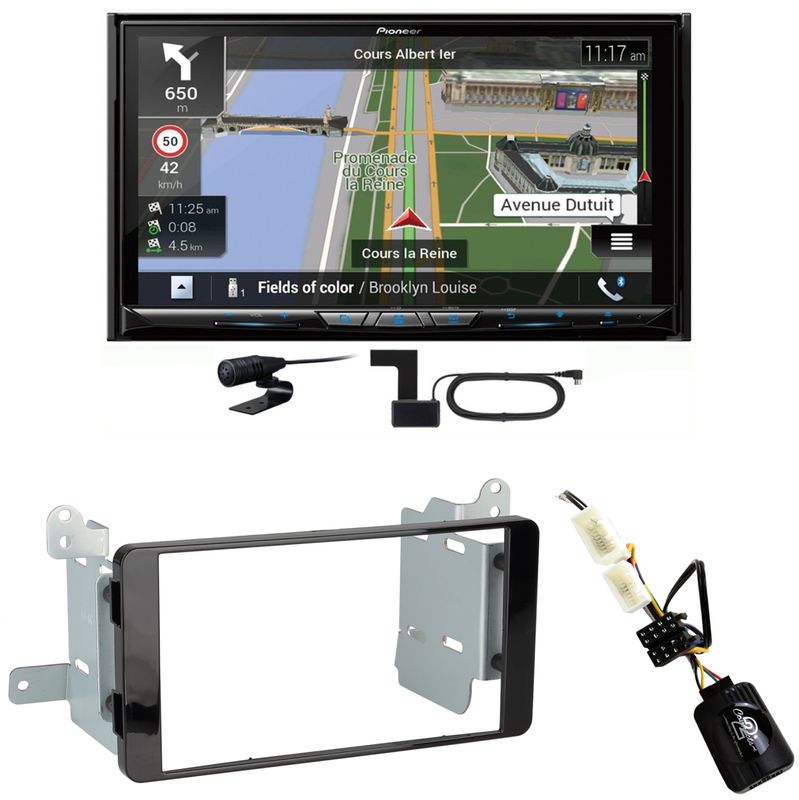 Pioneer AVIC-Z930DAB USB Navigation MP3 Einbauset für Mitsubishi L200 ab 2016 Pioneer AVIC-Z930DAB USB Navigation MP3 Einbauset für Mitsubishi L200 ab 2016