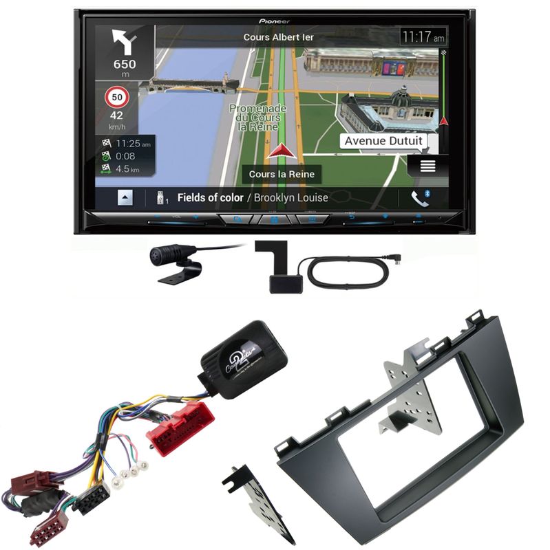 Pioneer AVIC-Z930DAB USB Navigation Bluetooth MP3 CD Einbauset für Mazda 5 CW Pioneer AVIC-Z930DAB USB Navigation Bluetooth MP3 CD Einbauset für Mazda 5 CW