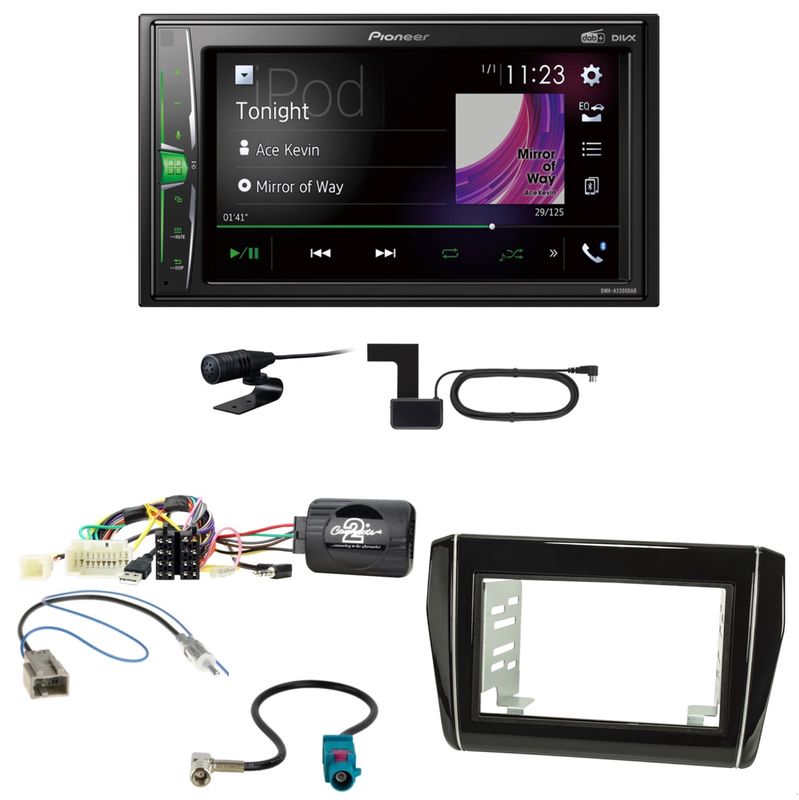 Pioneer DMH-A3300DAB USB DAB+ Digitalradio Einbauset für Suzuki Swift AZ ab 2017 Pioneer DMH-A3300DAB USB DAB+ Digitalradio Einbauset für Suzuki Swift AZ ab 2017