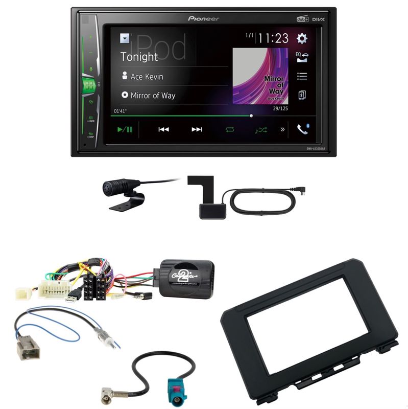 Pioneer DMH-A3300DAB USB DAB+ Digitalradio Einbauset für Suzuki Jimny GJ ab 2018 Pioneer DMH-A3300DAB USB DAB+ Digitalradio Einbauset für Suzuki Jimny GJ ab 2018