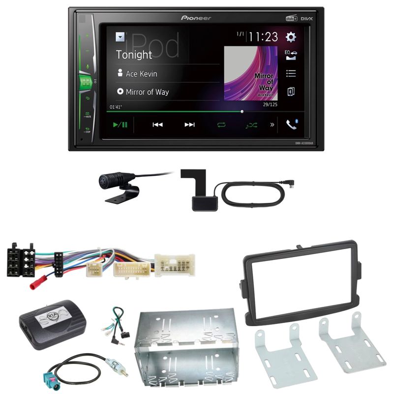 Pioneer DMH-A3300DAB USB DAB+ MP3 Autoradio Einbauset für Opel Vivaro Movano B Pioneer DMH-A3300DAB USB DAB+ MP3 Autoradio Einbauset für Opel Vivaro Movano B
