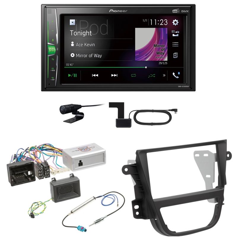 Pioneer DMH-A3300DAB USB DAB+ MP3 Autoradio Bluetooth Einbauset für Opel Mokka A Pioneer DMH-A3300DAB USB DAB+ MP3 Autoradio Bluetooth Einbauset für Opel Mokka A