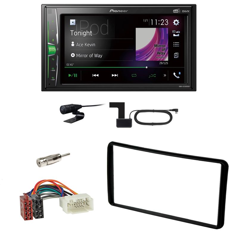Pioneer DMH-A3300DAB USB Digitalradio Bluetooth Einbauset für Suzuki Jimny FJ Pioneer DMH-A3300DAB USB Digitalradio Bluetooth Einbauset für Suzuki Jimny FJ