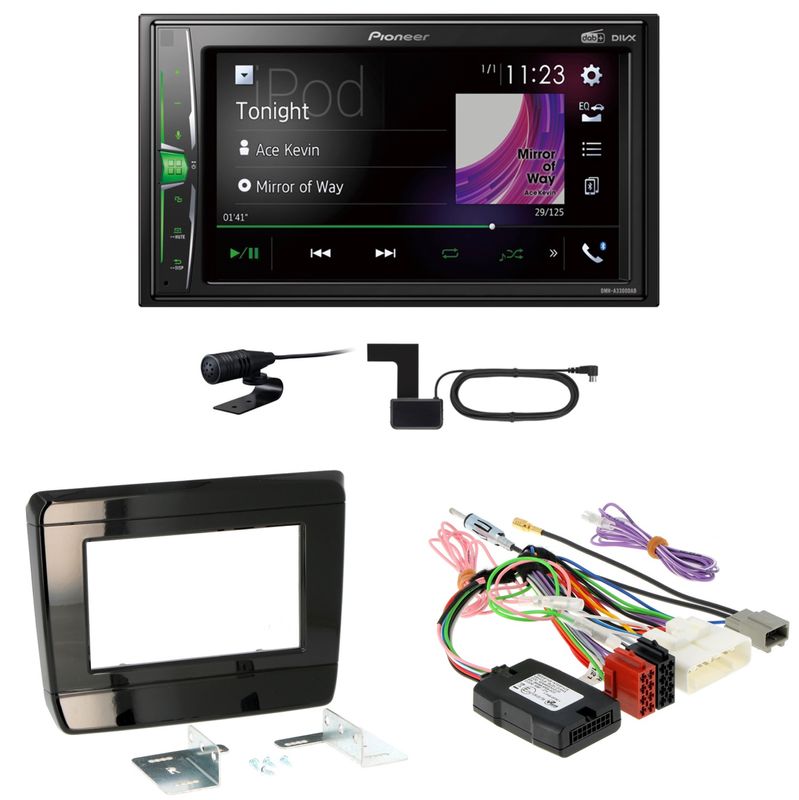 Pioneer DMH-A3300DAB USB Digitalradio MP3 Einbauset für Isuzu D-Max 3 ab 2020