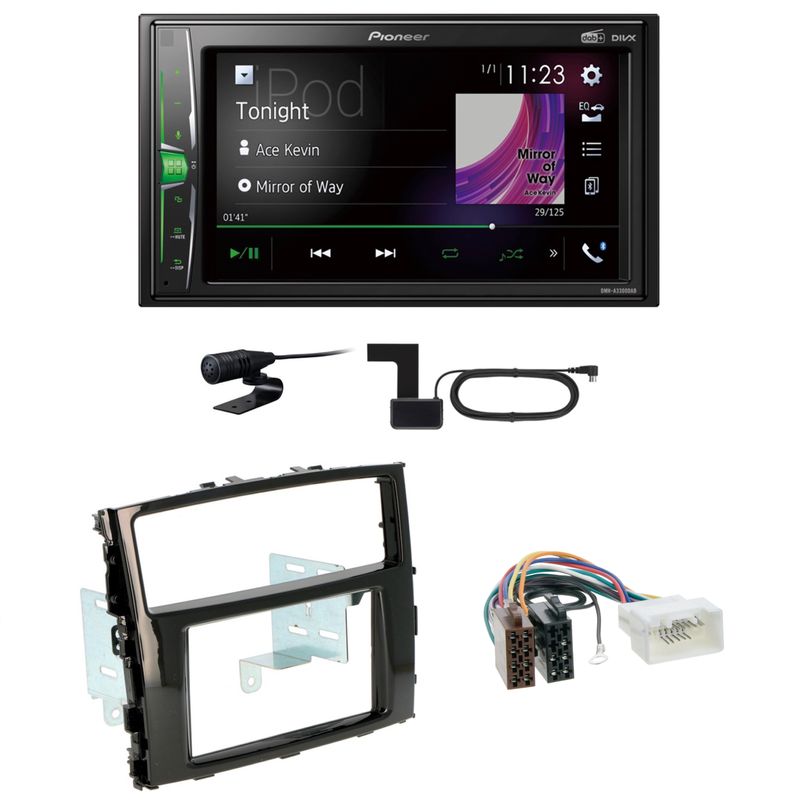 Pioneer DMH-A3300DAB USB Digitalradio Einbauset für Mitsubishi Pajero ab 2015 Pioneer DMH-A3300DAB USB Digitalradio Einbauset für Mitsubishi Pajero ab 2015