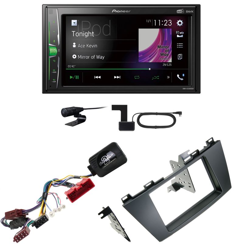 Pioneer DMH-A3300DAB USB Digitalradio Bluetooth MP3 Einbauset für Mazda 5 CW Pioneer DMH-A3300DAB USB Digitalradio Bluetooth MP3 Einbauset für Mazda 5 CW
