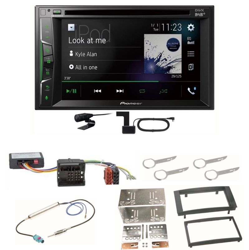 Pioneer AVH-A3200DAB USB Bluetooth DAB+ MP3 Autoradio CD Einbauset für T5