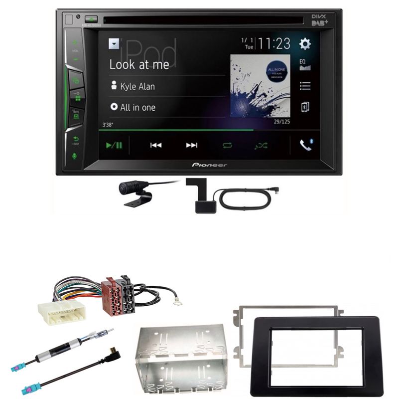 Pioneer AVH-A3200DAB USB Bluetooth DAB+ MP3 CD Einbauset für Opel Movano ab 2019 Pioneer AVH-A3200DAB USB Bluetooth DAB+ MP3 CD Einbauset für Opel Movano ab 2019