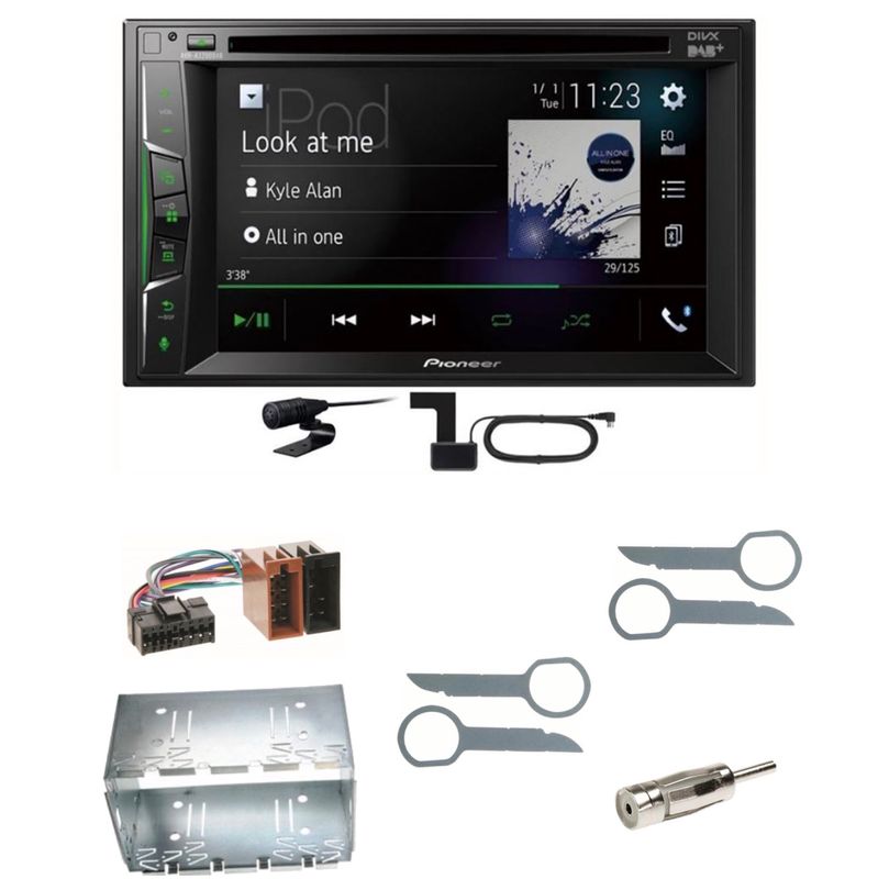 Pioneer AVH-A3200DAB USB DAB+ MP3 Digitalradio CD Einbauset für Mercedes ML W163 Pioneer AVH-A3200DAB USB DAB+ MP3 Digitalradio CD Einbauset für Mercedes ML W163