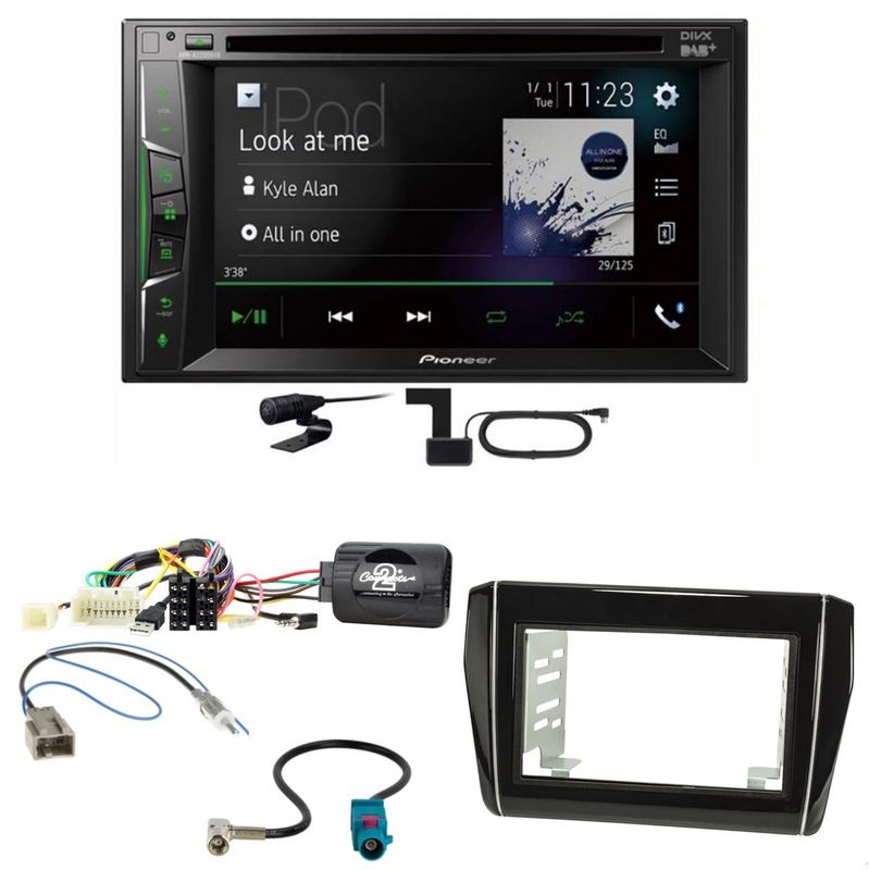 Pioneer AVH-A3200DAB USB DAB+ Digitalradio Einbauset für Suzuki Swift AZ ab 2017 Pioneer AVH-A3200DAB USB DAB+ Digitalradio Einbauset für Suzuki Swift AZ ab 2017