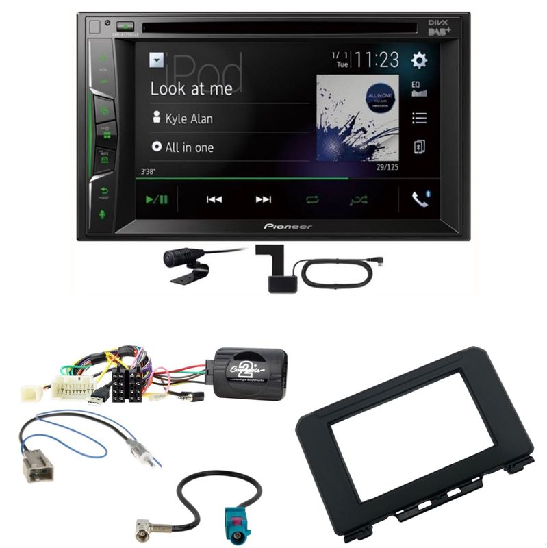 Pioneer AVH-A3200DAB USB DAB+ Digitalradio Einbauset für Suzuki Jimny GJ ab 2018 Pioneer AVH-A3200DAB USB DAB+ Digitalradio Einbauset für Suzuki Jimny GJ ab 2018