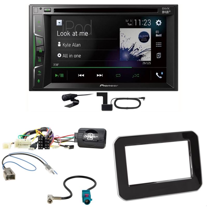 Pioneer AVH-A3200DAB USB DAB+ Digitalradio Einbauset für Suzuki Ignis MF ab 2017 Pioneer AVH-A3200DAB USB DAB+ Digitalradio Einbauset für Suzuki Ignis MF ab 2017