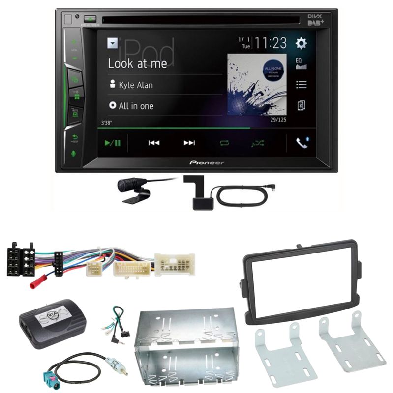Pioneer AVH-A3200DAB USB DAB+ MP3 Autoradio Einbauset für Opel Vivaro Movano B Pioneer AVH-A3200DAB USB DAB+ MP3 Autoradio Einbauset für Opel Vivaro Movano B
