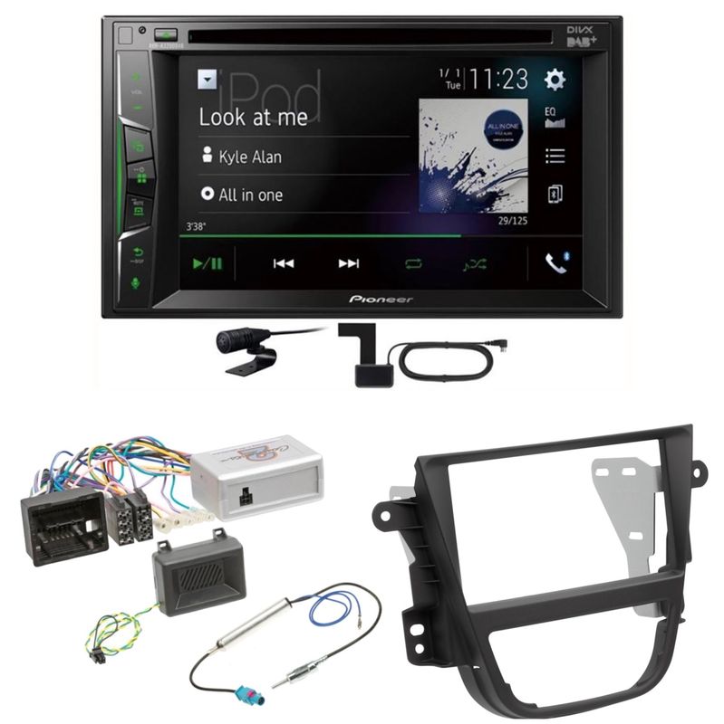 Pioneer AVH-A3200DAB USB DAB+ MP3 Autoradio Bluetooth Einbauset für Opel Mokka A Pioneer AVH-A3200DAB USB DAB+ MP3 Autoradio Bluetooth Einbauset für Opel Mokka A