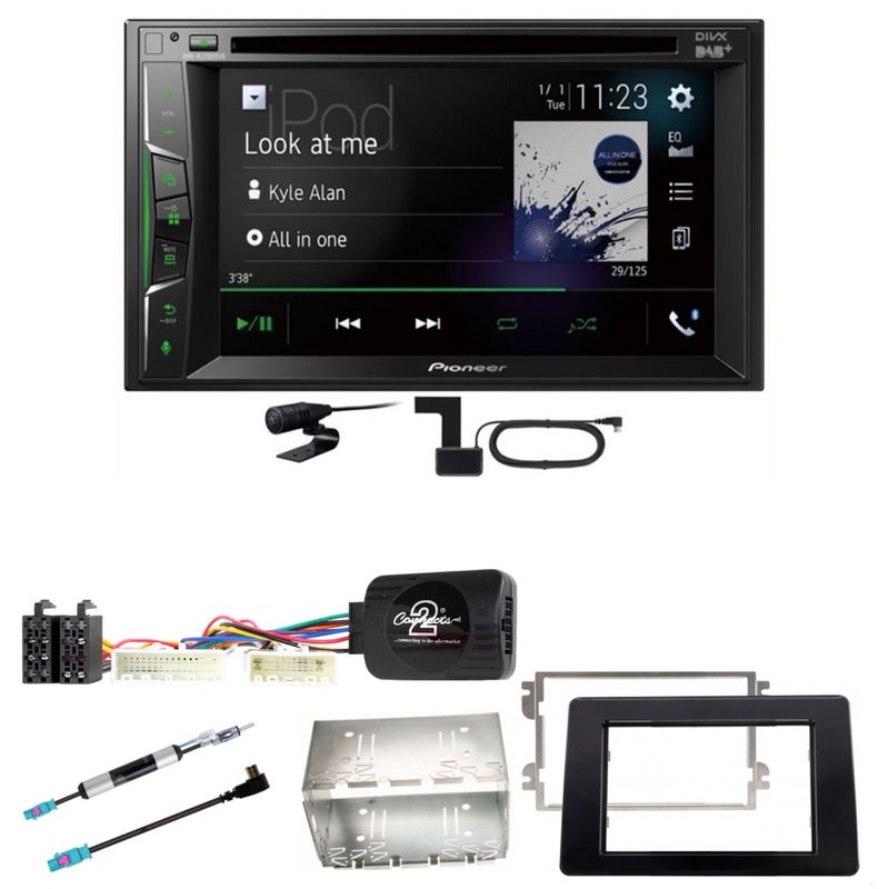 Pioneer AVH-A3200DAB USB DAB+ MP3 Autoradio Einbauset für Opel Movano ab 2019 Pioneer AVH-A3200DAB USB DAB+ MP3 Autoradio Einbauset für Opel Movano ab 2019
