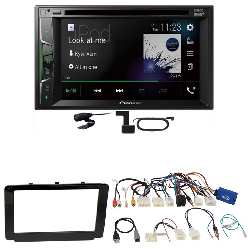 Pioneer AVH-A3200DAB USB Digitalradio MP3 Einbauset für Toyota Hilux 2016-2019