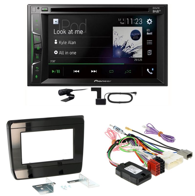 Pioneer AVH-A3200DAB USB Digitalradio MP3 Einbauset für Isuzu D-Max 3 ab 2020