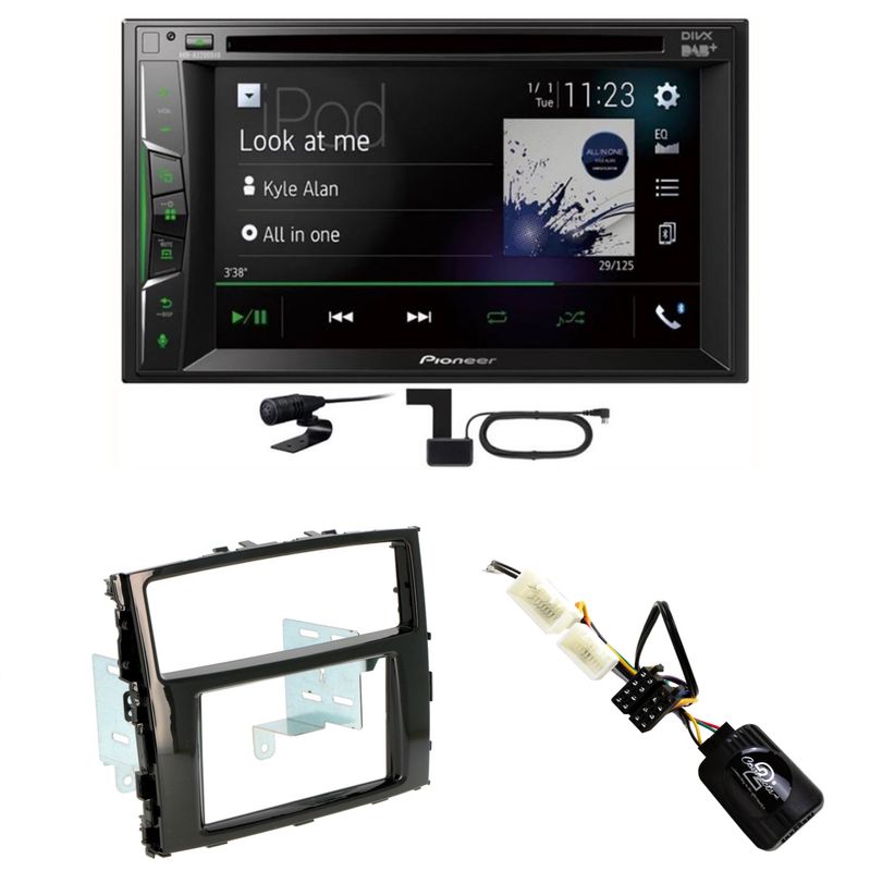 Pioneer AVH-A3200DAB USB Digitalradio Einbauset für Mitsubishi Pajero ab 2015 Pioneer AVH-A3200DAB USB Digitalradio Einbauset für Mitsubishi Pajero ab 2015