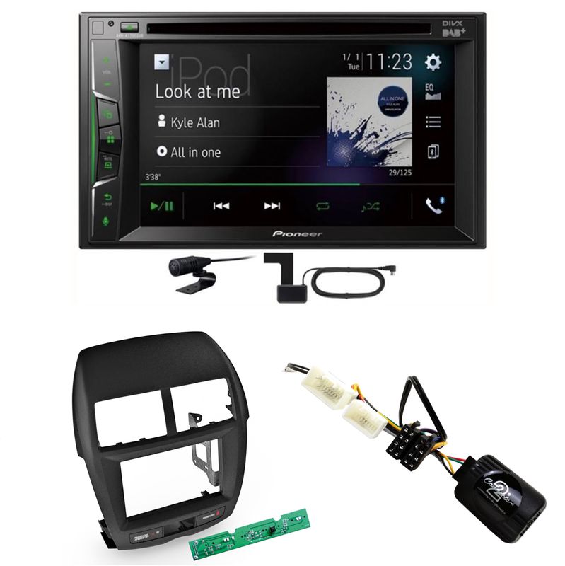 Pioneer AVH-A3200DAB USB Digitalradio MP3 Einbauset für Mitsubishi ASX bis 2014 Pioneer AVH-A3200DAB USB Digitalradio MP3 Einbauset für Mitsubishi ASX bis 2014