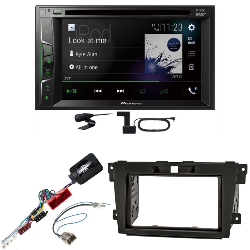 Pioneer AVH-A3200DAB USB Digitalradio Bluetooth MP3 CD Einbauset für Mazda CX-7 Pioneer AVH-A3200DAB USB Digitalradio Bluetooth MP3 CD Einbauset für Mazda CX-7