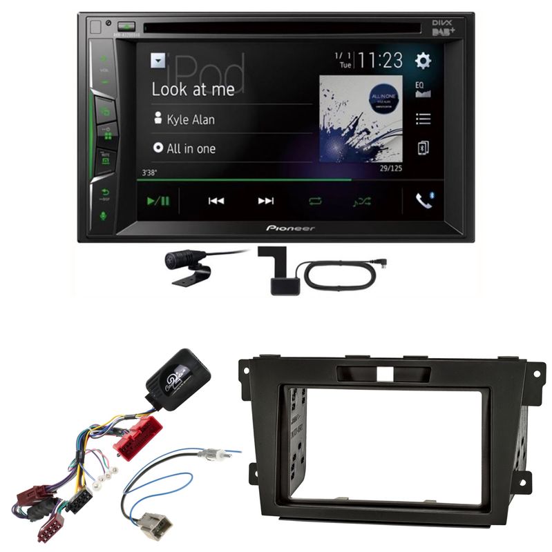 Pioneer AVH-A3200DAB USB Digitalradio Bluetooth MP3 CD Einbauset für Mazda CX-7 Pioneer AVH-A3200DAB USB Digitalradio Bluetooth MP3 CD Einbauset für Mazda CX-7