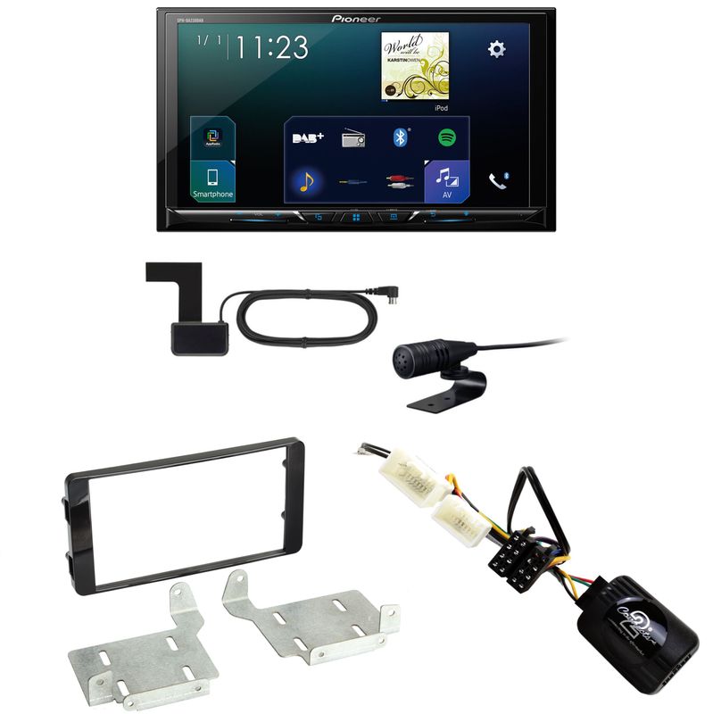 Pioneer SPH-DA230DAB CarPlay Android Auto Einbauset für Mitsubishi ASX ab 2015 Pioneer SPH-DA230DAB CarPlay Android Auto Einbauset für Mitsubishi ASX ab 2015
