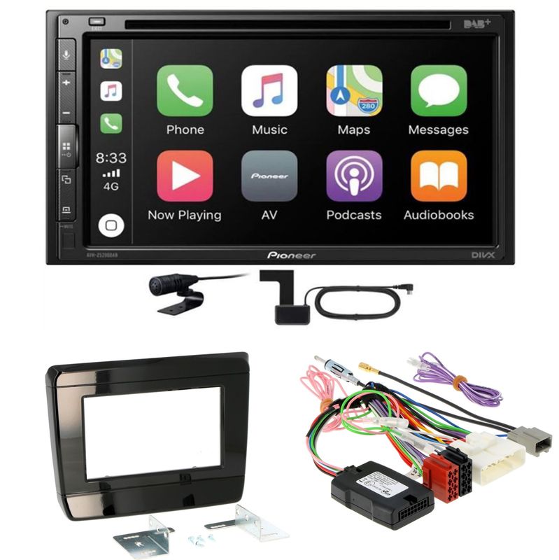 Pioneer AVH-Z5200DAB CarPlay Android Auto CD Einbauset für Isuzu D-Max 3 ab 2020
