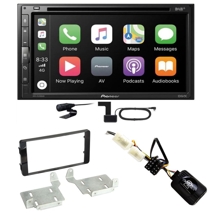 Pioneer AVH-Z5200DAB CarPlay Android Auto Einbauset für Mitsubishi ASX ab 2015