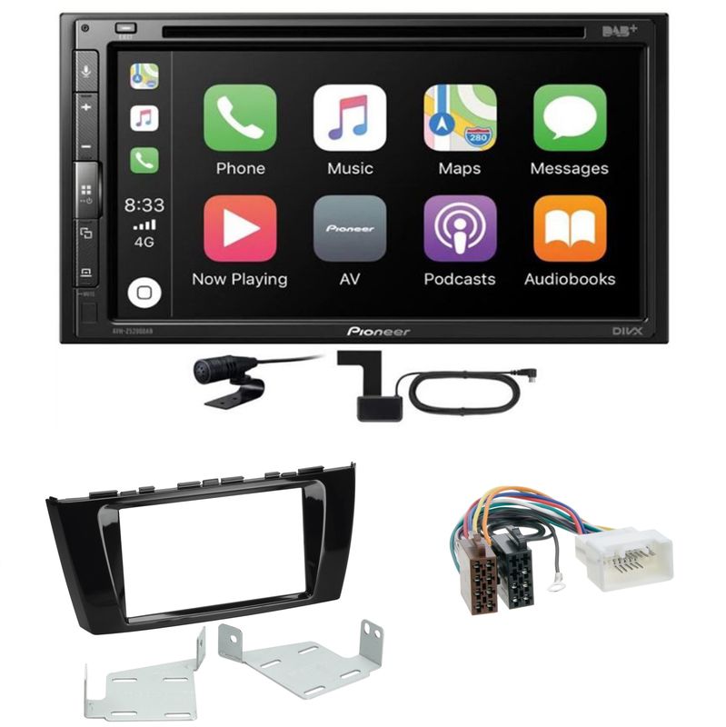 Pioneer AVH-Z5200DAB CarPlay USB MP3 CD Einbauset für Mitsubishi Space Star