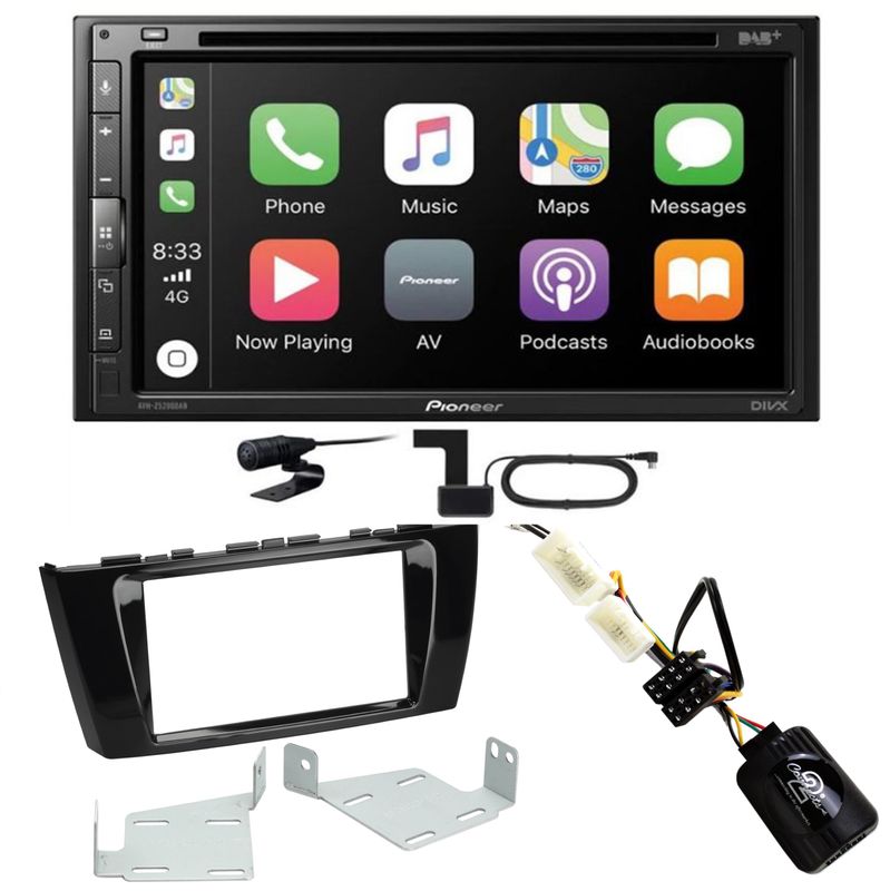 Pioneer AVH-Z5200DAB CarPlay Android Auto CD Einbauset für Mitsubishi Space Star