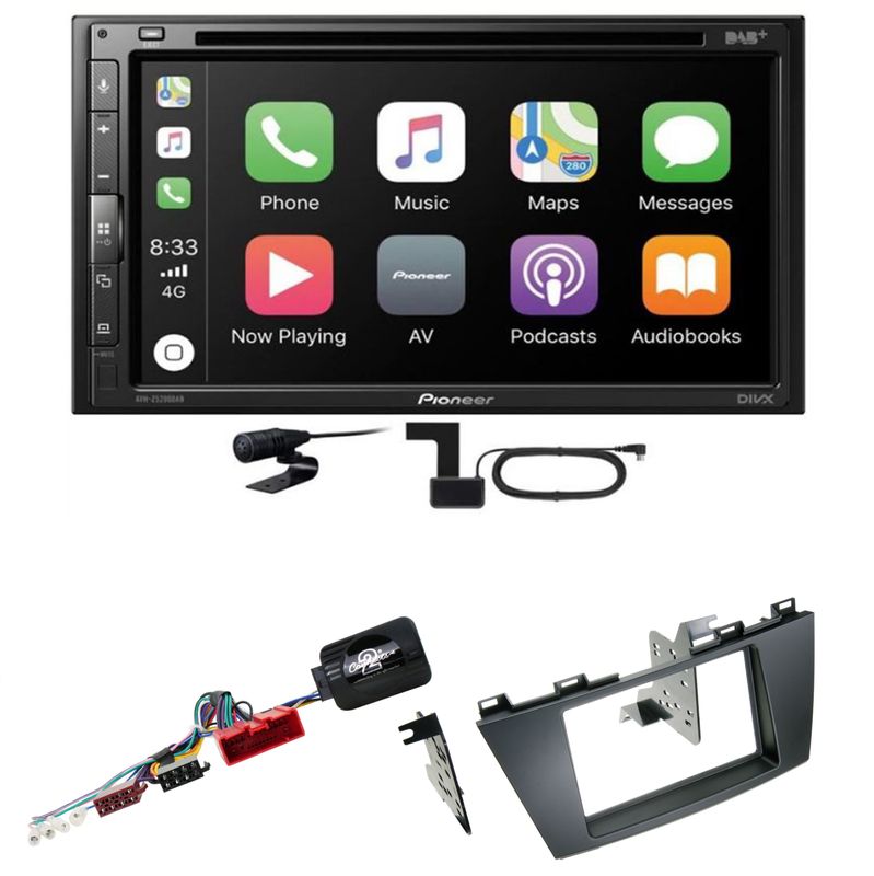 Pioneer AVH-Z5200DAB CarPlay Android Auto USB Bluetooth Einbauset für Mazda 5 CW Pioneer AVH-Z5200DAB CarPlay Android Auto USB Bluetooth Einbauset für Mazda 5 CW