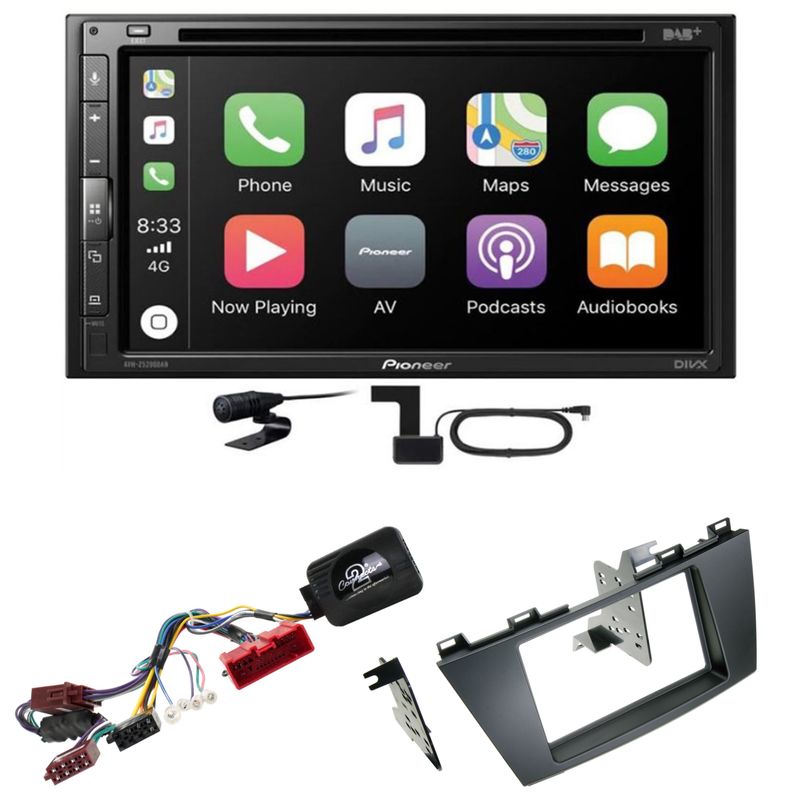 Pioneer AVH-Z5200DAB CarPlay Android Auto USB Bluetooth Einbauset für Mazda 5 CW Pioneer AVH-Z5200DAB CarPlay Android Auto USB Bluetooth Einbauset für Mazda 5 CW