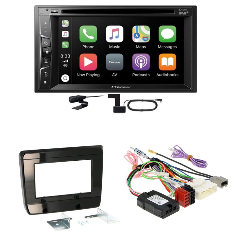 Pioneer AVH-Z3200DAB FLAC Digitalradio CD Einbauset für Isuzu D-Max 3 ab 2020