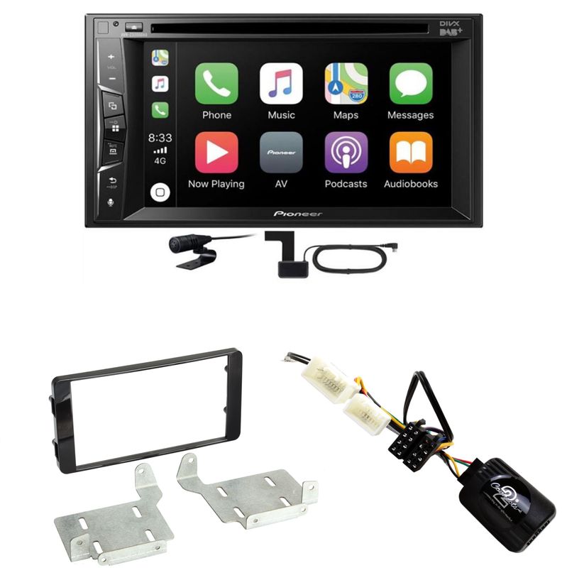 Pioneer AVH-Z3200DAB DAB+ FLAC Digitalradio Einbauset für Mitsubishi ASX ab 2015
