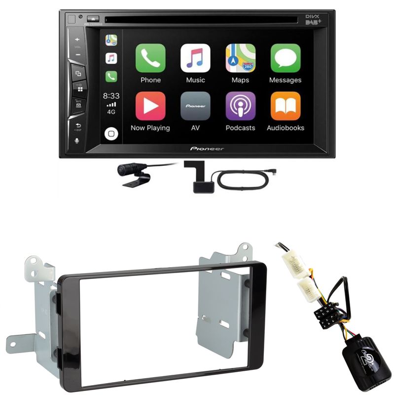 Pioneer AVH-Z3200DAB FLAC Digitalradio Einbauset für Mitsubishi L200 ab 2016