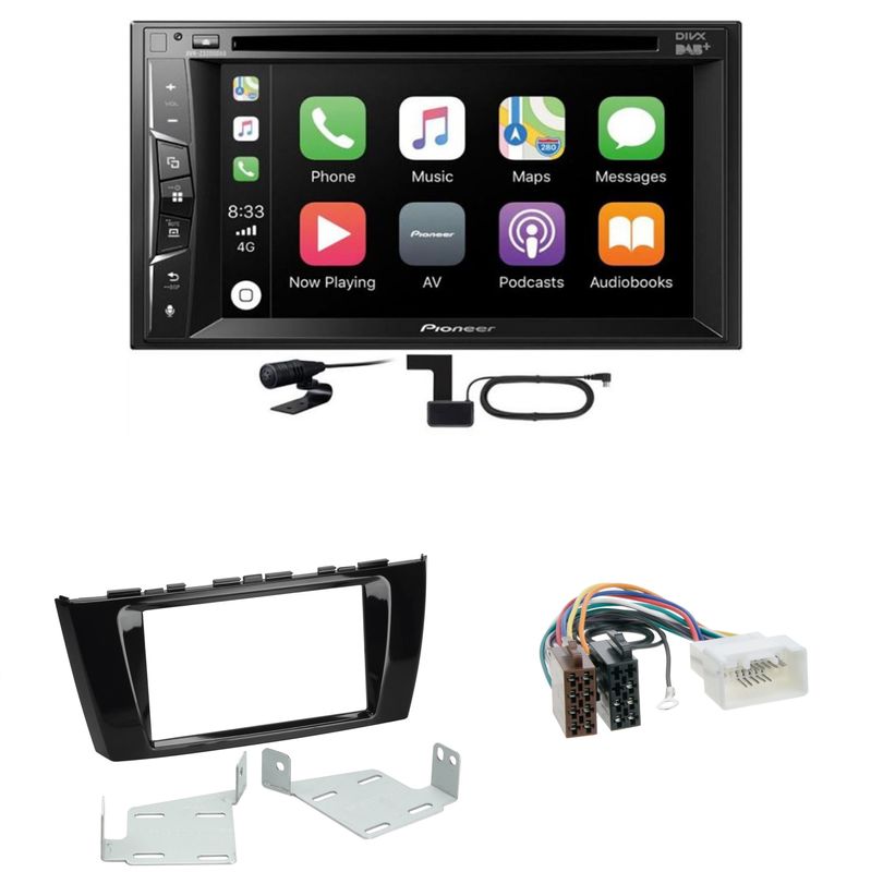 Pioneer AVH-Z3200DAB CarPlay USB MP3 CD Einbauset für Mitsubishi Space Star