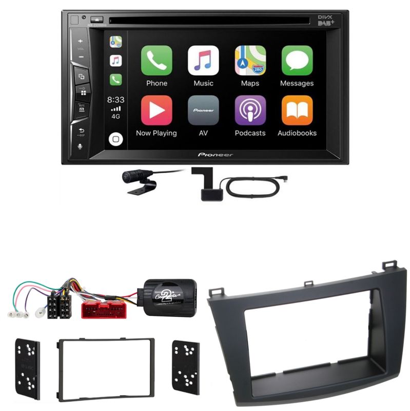 Pioneer AVH-Z3200DAB DAB+ Digitalradio USB Bluetooth Einbauset für Mazda 3 BL Pioneer AVH-Z3200DAB DAB+ Digitalradio USB Bluetooth Einbauset für Mazda 3 BL