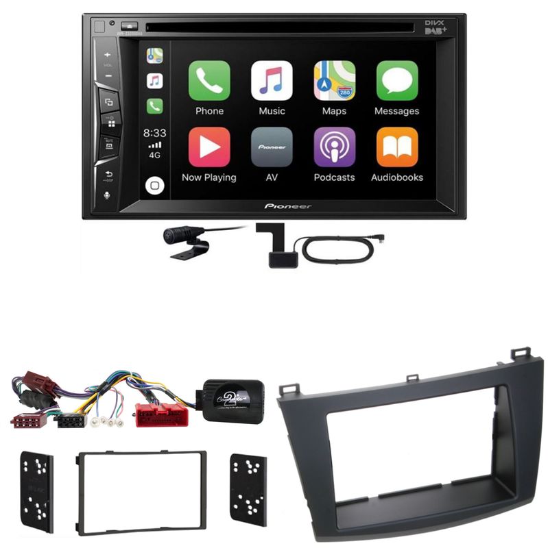 Pioneer AVH-Z3200DAB DAB+ Digitalradio USB Bluetooth Einbauset für Mazda 3 BL Pioneer AVH-Z3200DAB DAB+ Digitalradio USB Bluetooth Einbauset für Mazda 3 BL
