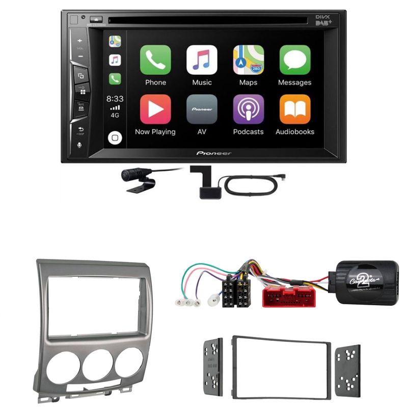 Pioneer AVH-Z3200DAB DAB+ Digitalradio USB Bluetooth Einbauset für Mazda 5 CR Pioneer AVH-Z3200DAB DAB+ Digitalradio USB Bluetooth Einbauset für Mazda 5 CR