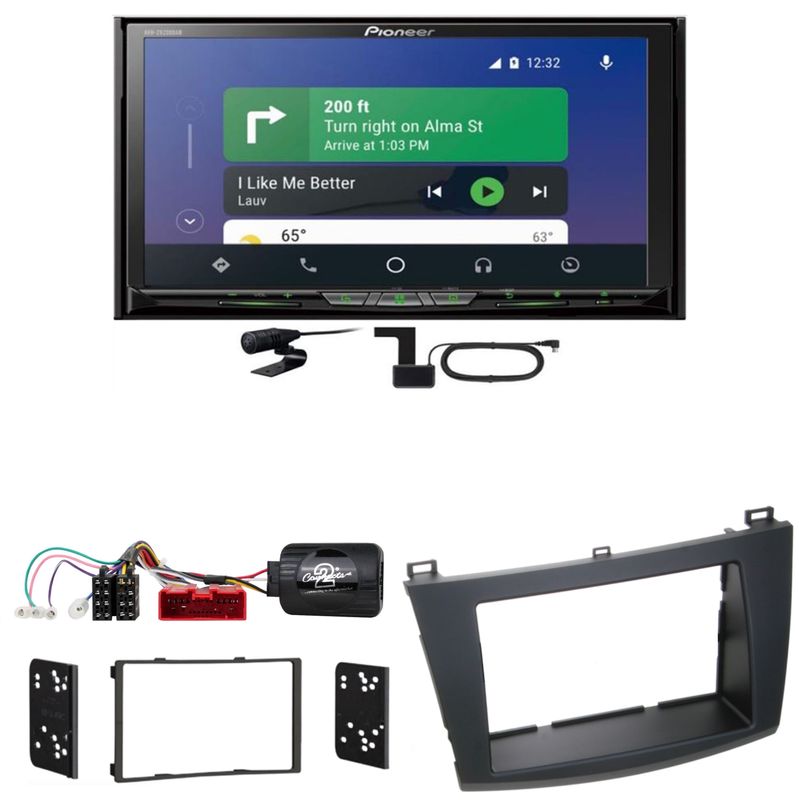 Pioneer AVH-Z9200DAB DAB+ USB CarPlay Android Auto CD Einbauset für Mazda 3 BL Pioneer AVH-Z9200DAB DAB+ USB CarPlay Android Auto CD Einbauset für Mazda 3 BL