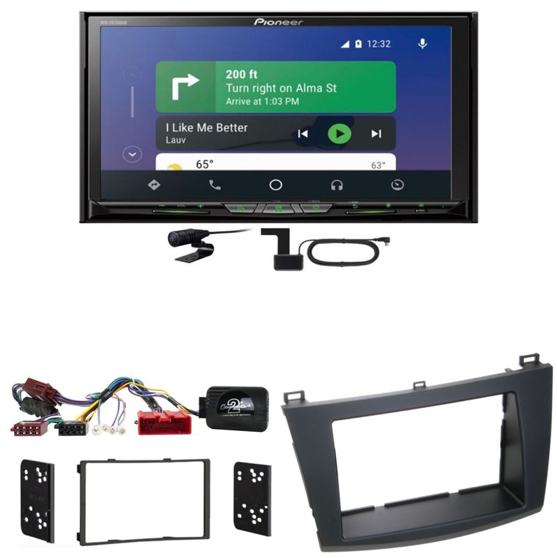 Pioneer AVH-Z9200DAB DAB+ CarPlay Android Auto USB CD Einbauset für Mazda 3 BL Pioneer AVH-Z9200DAB DAB+ CarPlay Android Auto USB CD Einbauset für Mazda 3 BL