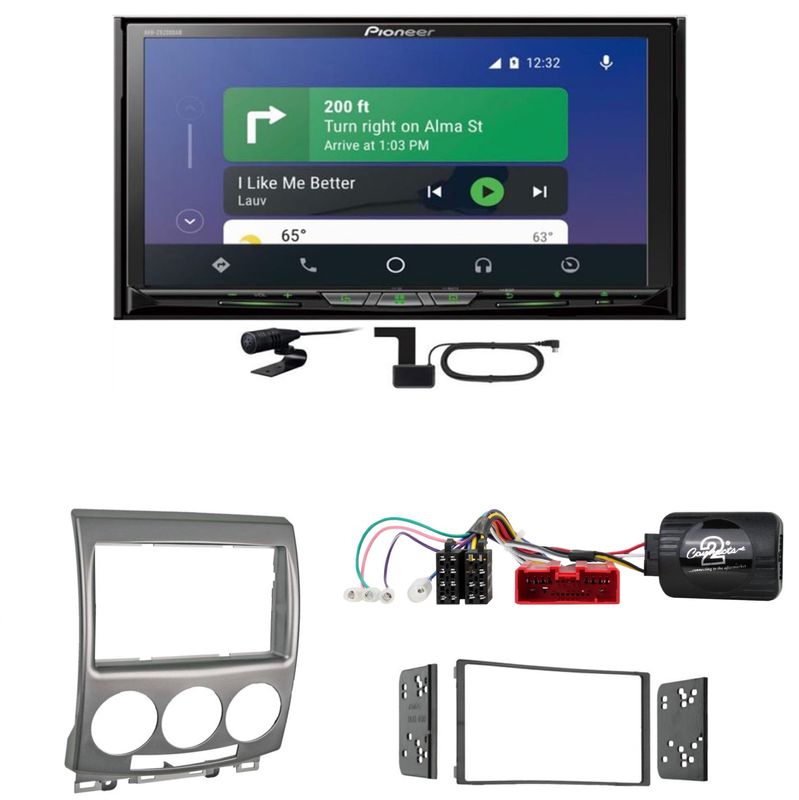 Pioneer AVH-Z9200DAB DAB+ CarPlay Android Auto USB CD Einbauset für Mazda 5 CR Pioneer AVH-Z9200DAB DAB+ CarPlay Android Auto USB CD Einbauset für Mazda 5 CR