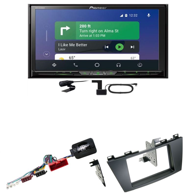 Pioneer AVH-Z9200DAB DAB+ CarPlay Android Auto USB CD Einbauset für Mazda 5 CW Pioneer AVH-Z9200DAB DAB+ CarPlay Android Auto USB CD Einbauset für Mazda 5 CW