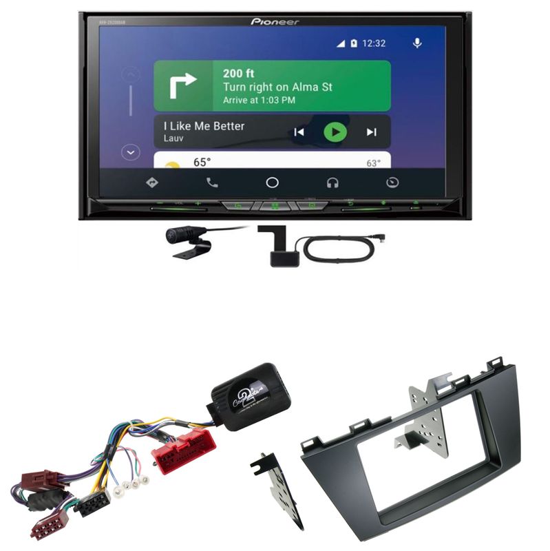 Pioneer AVH-Z9200DAB DAB+ CarPlay Android Auto USB CD Einbauset für Mazda 5 CW Pioneer AVH-Z9200DAB DAB+ CarPlay Android Auto USB CD Einbauset für Mazda 5 CW